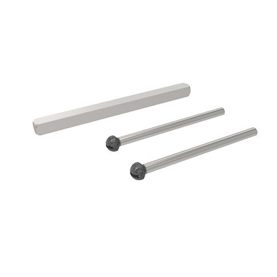 Mila Heritage Collection 70mm Fixing Pack For PVC Door, Heritage Pewter Finish - 702271 70mm DOOR PACK - HERITAGE PEWTER