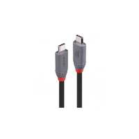 Image of Lindy 0.8m USB 4 240W Type C Cable, Anthra Line