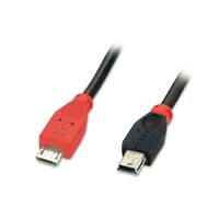 Image of Lindy 2m USB 2.0 Type Micro-B to Mini-B OTG Cable