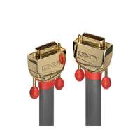 Image of Lindy 15m DVI-D Dual Link Cable, Gold Line