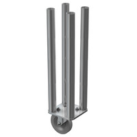 4 Way Round Legs with Castor – 0.75m