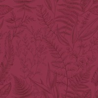 Image of Into The Wild Botanical Wallpaper Red Galerie 18564