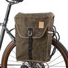 Altura Cycling Heritage 40 Litre Cycling Pannier | 40 L | Olive | Cotton | Reflective | Showerproof | Spacious Storage for Ultimate Cycling Adventures | Altura | Alt