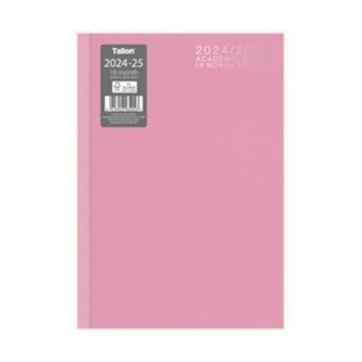 2024/2025 18 Month Academic A5 Week To View Mid Year Diary - PINK
