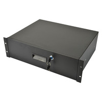 Rack Drawer 3U 19 Inch with Lock – Fits Standard 19″ Rack Cases