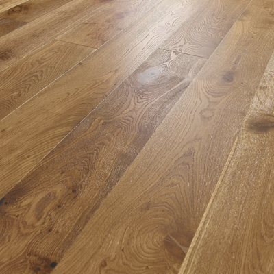 Nature 15/4 x 190mm Golden Oak Handscraped Engineered Wood Flooring