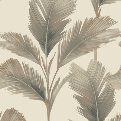 Kailani Leaf Wallpaper Cream / Beige Belgravia 59121
