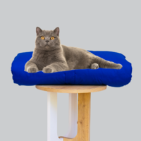 Cat Bed Mattress & Royal Blue Cover - Cat Bedding Set