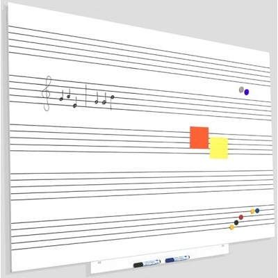 SkinMusic Frameless Whiteboard 100 x 150cm