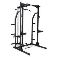 Fuel Fitness Power Rack with Hi-Lo Pulley