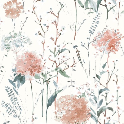 Laura Ashley Pallington Bloom Wallpaper Plaster Pink 130104
