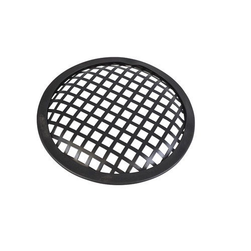 6" Metal Speaker Grille Black PVC Trim