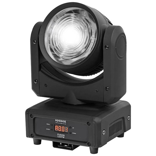 Fusion Moving Head Light 120W Cool and Warm White LEDs with RGB Ring
