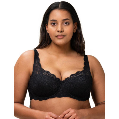 Triumph Amourette 300 Padded Bra - Black - 38E
