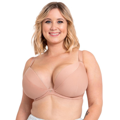 Curvy Kate Superplunge Multiway Padded Plunge Bra - Latte - 28HH