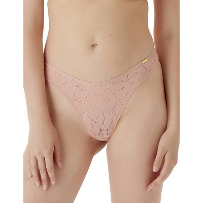 Gossard Glossies Lotus Thong - Caf&#169; Cr&#168;me