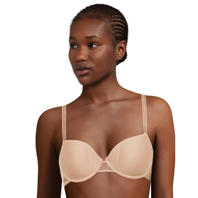 Passionata by Chantelle Maddie Memory Foam Half Cup T Shirt Bra - Dusky Pink - 34DD
