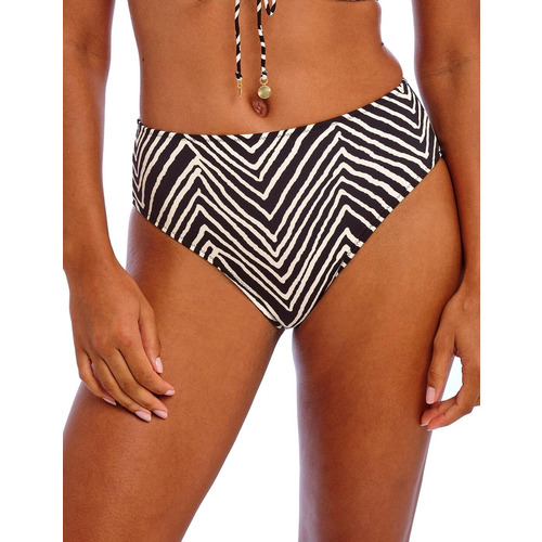 Freya Fiji Falls High Waist Bikini Brief - Black