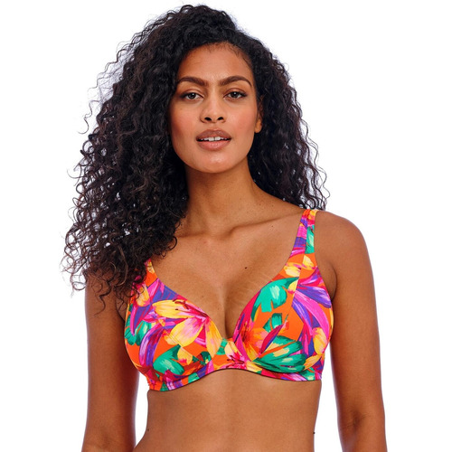 Freya Sun Haze High Apex Bikini Top - Mandarin