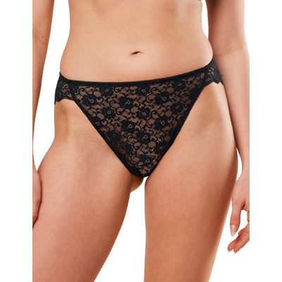 Triumph Amourette High Leg Tai Brief - Black - M - 12
