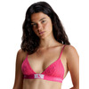 Calvin Klein CK96 Triangle Bra - Fuchsia Rose - XS - 8 at Belle Lingerie