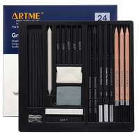 Artme Graphite Sketching Set 24pcs – Complete Drawing Kit