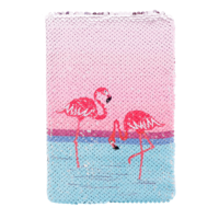 Exerz Reversible Sequin Notebook A5 Size – Flamingo