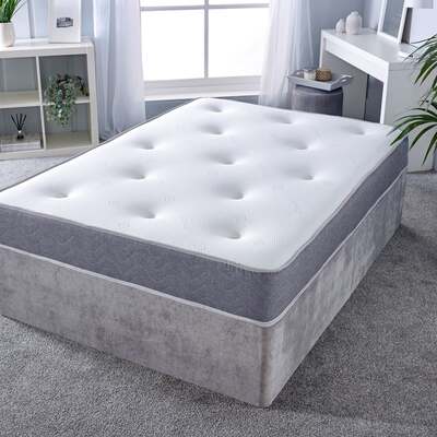 Starlight Beds™ 8" Deep Hand Tufted 7 Comfortable Layer with Memory Foam and Spring Mattress - 4ft Small Double Mattress (120cm by 190cm) – Starlight Beds™