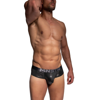 Image of Manstore M2485 Cheeky Brief - Black