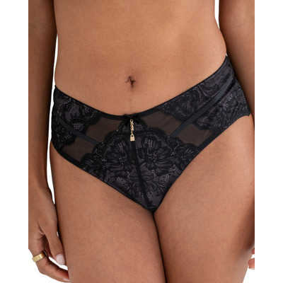 Pour Moi Desire Shorty Brief - Black/Slate