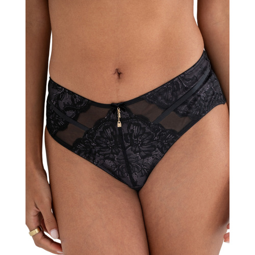 Pour Moi Desire Shorty Brief - Black/Slate