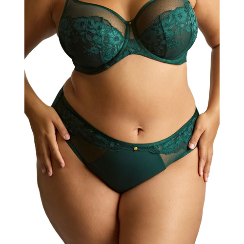 Sculptresse Josephine High Leg Brief - Forest Green