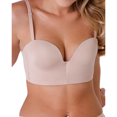 Wonderbra Ultimate Silhouette Backless Bra - Beige - 34D