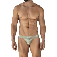 Clever Moda Sensorial Diamond Tanga Brief - Gold