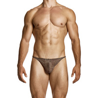 Modus Vivendi Abstract Net Thong - Brown