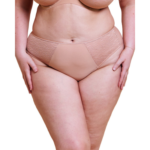 Curvy Kate Smoothie Lace Brazilian Brief - Latte