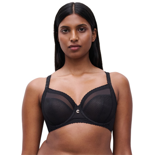 Chantelle Romance Covering Underwired Bra - Black