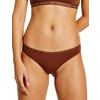 Calvin Klein CK One Cotton Thongs 2 Pack - Spruce - XL - 16 at Belle Lingerie