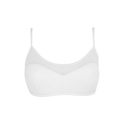 Pour Moi Glamazon Cami Underwired Half Padded Bikini Top - White