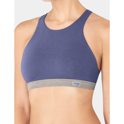 Sloggi Women Move Flow Sports Bralette Top - Blue-Light Combination