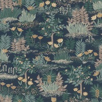Dream Garden Vinyl Wallpaper Blue / Multi Rasch 690903
