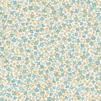 Veronica Floral Wallpaper Teal Grandeco LD3009