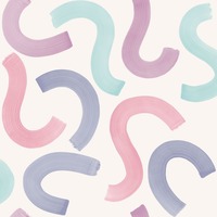 Curly Confetti Wallpaper Aqua / Lilac / Pink Holden 14110