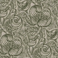 Laurence Llewelyn-Bowen Down the Dilly Wallpaper Olive Green LB25111