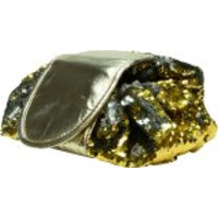 Bags Unlimited Sequin Make Up Bag – Gold
