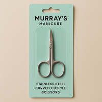 Murrays Manicure Stainless Steel Curved Cuticle Scissors