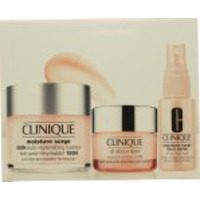 Clinique Ultra Hydration Moisture Surge Gift Set 30ml Moisture Surge Spray + 15ml All About Eyes + 125ml Moisture Surge 72H Auto Replenishing Hydrator