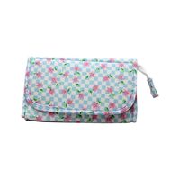 Bags Unlimited Vienna Small Zip Holdall and Cosmetic Bag-Blue Mirror