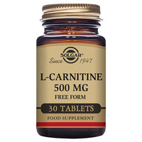 Image of Solgar L-Carnitine - Amino Acid - 30 x 500mg Tablets