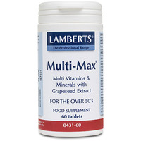 Image of LAMBERTS Multi-Max Multi Vitamins & Minerals for Over 50s - 60 Tablets